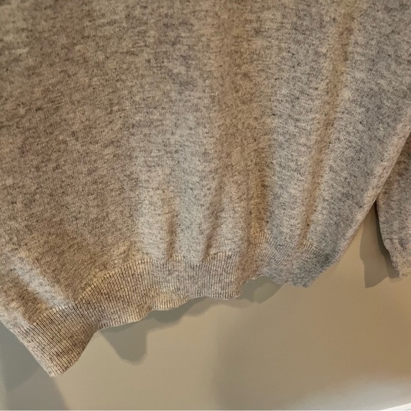 J. Crew Lightweight V-Neck Gray Sweater | L - Picture 10 of 10